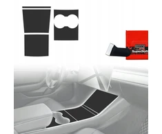 GrizzGlass Plėvelė vidaus apdailai GrizzGlass PianoSkin Matte, skirta Tesla Model 3 (2017-2020) [4w1]