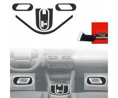 GrizzGlass Plėvelė vidaus interjerui PianoSkin Matte, skirta Fiat Grande Panda (2025) [5w1]