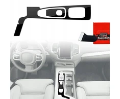 GrizzGlass plėvelė vidaus detalėms GrizzGlass PianoSkin Glossy, skirta Volvo XC90 T8 (2021-2022) [2 in 1]