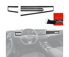 GrizzGlass plėvelė salonui PianoSkin Carbon Glossy, skirta MG HS Hybrid (2024-2026) [4w1] (GRZ22848)