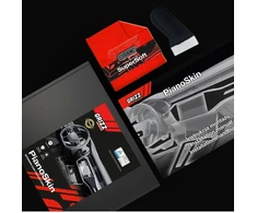 GrizzGlass plėvelė salonui PianoSkin Carbon Glossy, skirta MG HS Hybrid (2024-2026) [4w1] (GRZ22848)