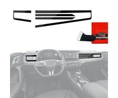 GrizzGlass vidinė plėvelė PianoSkin Juodas Glossy, skirta MG HS Hybrid (2024-2026) [4w1] (GRZ22849)