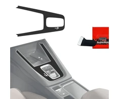 GrizzGlass Plėvelė vidaus apdailai PianoSkin Juodas Matte, skirta Skoda Octavia 4 DSG (2020-2026) (GRZ19714)