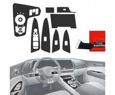 GrizzGlass plėvelė salonui PianoSkin Juodas Matte, skirta Kia Sportage 5 (2021-2024) [12w1] (GRZ19847)