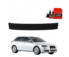 GrizzGlass karboninė plėvelė bagažinės slenksčiui GrizzGlass BodyShield, skirta Audi A3 8P Hatchback 5D (2008-2012)