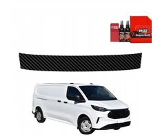 GrizzGlass Karboninė plėvelė bagažinės slenksčiui GrizzGlass BodyShield, skirta Ford Custom (2023-2026)