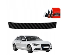 GrizzGlass Karboninė plėvelė ant bagažinės slenksčio GrizzGlass BodyShield Audi A6 C7 Avant (2011-2014)