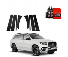 GrizzGlass Karboninė plėvelė ant stulpelių BodyShield, skirta Mercedes GLS 450d (2023-2025) [8w1]