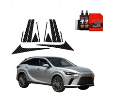 GrizzGlass Karboninė plėvelė ant stulpų BodyShield, skirta Lexus RX 350h (2022-2025) [12w1]