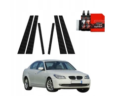 GrizzGlass karboninė plėvelė ant statramsčių BodyShield, skirta BMW 5 E60 Sedan 4D (2007-2010) [6w1]