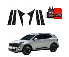 GrizzGlass anglies plėvelė ant statramsčių BodyShield, skirta Kia Sportage 5 Facelift (2025) [6w1]