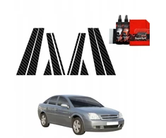 GrizzGlass Karboninė plėvelė ant statramsčių BodyShield, skirta Opel Vectra C Liftback (2002-2005) [10w1]