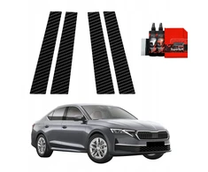 GrizzGlass Anglies plėvelė ant stulpų GrizzGlass BodyShield, skirta Skoda Octavia 4 Hatchback Facelifting (2024-2025) [4w1]