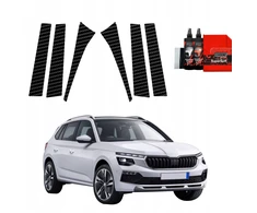 GrizzGlass Karboninė plėvelė stulpams GrizzGlass BodyShield, skirta Skoda Kamiq (2019-2025) [6w1]