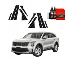 GrizzGlass Carbon plėvelė stovams GrizzGlass BodyShield skirtas Kia Sorento (2023-2025) [10w1]