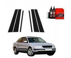 GrizzGlass Karboninė plėvelė stovams GrizzGlass BodyShield Volkswagen Passat B5 Sedan (1996-2000) [6w1]