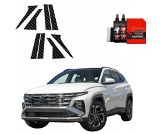 GrizzGlass Karboninė plėvelė ant statramsčių GrizzGlass BodyShield skirtas Hyundai Tucson Facelift (2024-2025) [8w1]