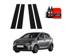 GrizzGlass Karboninė plėvelė stulpams BodyShield, skirta Kia Picanto (2023-2025) [4w1]