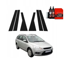 GrizzGlass Anglies plėvelė ant stulpų GrizzGlass BodyShield skirtas Ford Focus Mk2 Kombi Facelifting (2007-2011) [6w1]