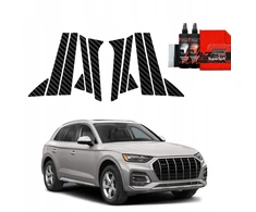 GrizzGlass Karboninė plėvelė stulpams GrizzGlass BodyShield, skirta Audi Q5 (2020-2025) [12w1]