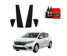 GrizzGlass Karboninė plėvelė statramsčiams GrizzGlass BodyShield, skirta Dacia Sandero (2020-2024) [4w1]