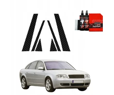 GrizzGlass Anglies plėvelė ant statramsčių BodyShield, skirta Audi A6 C5 Sedan (1997-2004) [6w1]