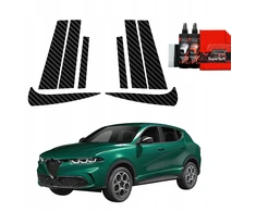 GrizzGlass Anglies plėvelė ant stulpelių GrizzGlass BodyShield, skirta Alfa Romeo Tonale (2022-2025) [8w1]