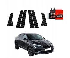 GrizzGlass Anglies plėvelė ant stulpelių BodyShield, skirta Renault Arkana (2022-2025) [8w1]