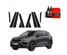 GrizzGlass Karboninė plėvelė stulpams GrizzGlass BodyShield skirtas Cupra Ateca (2020-2025) [8w1]