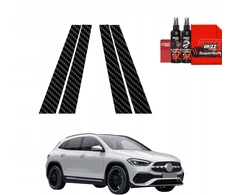 GrizzGlass Karboninė plėvelė ant statramsčių BodyShield, skirta Mercedes GLA 200 (2020-2026) [4w1]