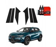 GrizzGlass anglies plėvelė ant statramsčių BodyShield, skirta Alfa Romeo Junior (2024-2025) [6w1]