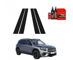 GrizzGlass Karboninė plėvelė ant stulpelių BodyShield skirtas Mercedes GLB 200 (2023-2026) [4w1]
