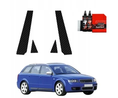 GrizzGlass Anglies plėvelė ant statramsčių GrizzGlass BodyShield Audi A4 B6 Avant (2000-2006) [4w1]