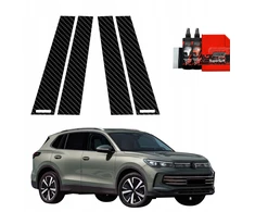 GrizzGlass Karboninė plėvelė stovams BodyShield, skirta Volkswagen VW Tiguan 3 (2024-2025) [4w1]