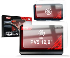 GrizzGlass Matinė plėvelė CarDisplay Protection, skirta Kia PV5 12,9'' (2025-2026) [2w1] (GRZ22702)