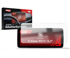 GrizzGlass Matinė plėvelė GrizzGlass CarDisplay Protection, skirta Mercedes E Klasė W214 Widescreen Virtual Cockpit (2023-2025)