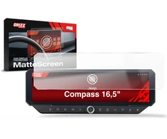 GrizzGlass Matinė plėvelė CarDisplay Protection, skirta Jeep Compass 16,5'' (2025-2026) (GRZ19321)