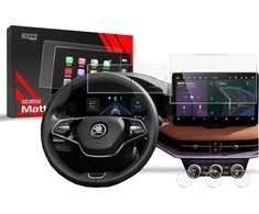 GrizzGlass Folia matowa GrizzGlass CarDisplay Protection do Skoda Kodiaq 2 13" 2024 [5w1]