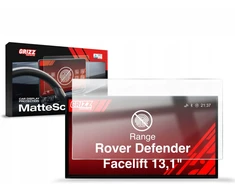 GrizzGlass Matinė plėvelė GrizzGlass CarDisplay Protection, skirta Range Rover Defender 13,1'' Facelift (2026)