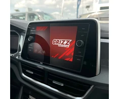 GrizzGlass Matinė plėvelė GrizzGlass CarDisplay Protection, skirta Geely EX5 15,4'' (2024-2026) [2 in 1]
