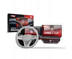 GrizzGlass Matinė plėvelė GrizzGlass CarDisplay Protection, skirta Volkswagen T-Roc 2 12,9'' (2025-2026) [2w1]