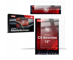 GrizzGlass Matinė plėvelė GrizzGlass CarDisplay Protection, skirta Citroen C5 Aircross 13'' (2026) [2v1]