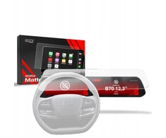 GrizzGlass Matinė plėvelė GrizzGlass CarDisplay Protection, skirta Bestune B70 12,3'' (2025)