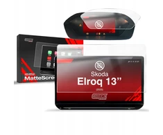 GrizzGlass Matinė plėvelė GrizzGlass CarDisplay Protection, skirta Skoda Elroq 13'' (2025) [2in1]