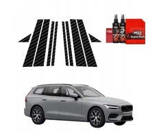 GrizzGlass Plėvelė ant statramsčių BodyShield Carbon, skirta Volvo V60 (2026) [10w1]