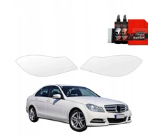 GrizzGlass apsauginė plėvelė priekiniams žibintams BodyShield Mercedes Benz C klasės W204 Sedan Facelifting (2011-2014) [2w1]