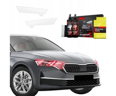 GrizzGlass Apsauginė plėvelė priekiniams žibintams BodyShield, skirta Skoda Octavia 4 Hatchback Facelifting (2024-2025) [2w1]