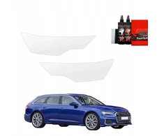 GrizzGlass Apsauginė plėvelė priekiniams žibintams BodyShield, skirta Audi A6 C8 Kombi (2018-2023) [2w1]
