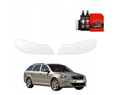 GrizzGlass Apsauginė plėvelė priekiniams žibintams BodyShield, skirta Skoda Octavia 2 Kombi Facelifting (2008-2013) [2w1]