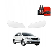 GrizzGlass Apsauginė plėvelė priekiniams žibintams BodyShield, skirta Skoda Octavia 2 Sedan Facelifting (2008-2013) [2w1]